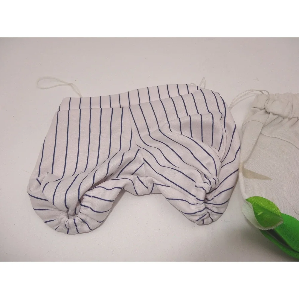 Build A Bear Workshop Plush Toy Shorts Mix Lot of 4 Pinstripe Plaid Brown White